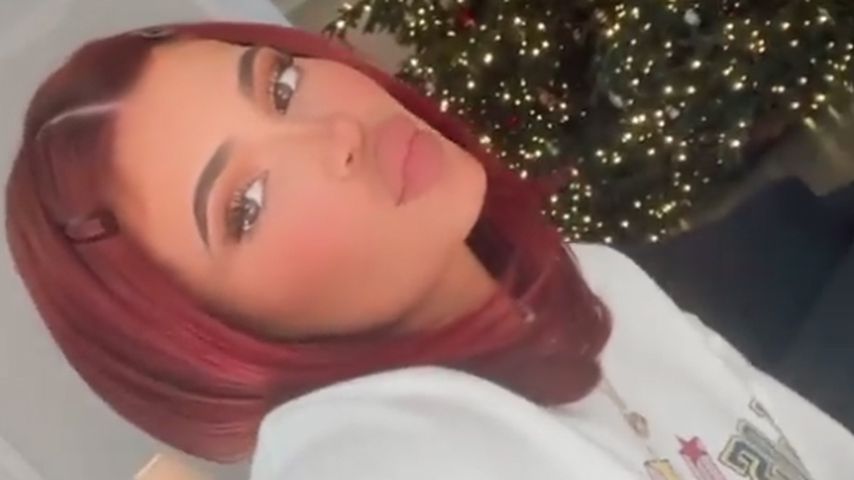Kylie Jenner mit ihren echten Haaren