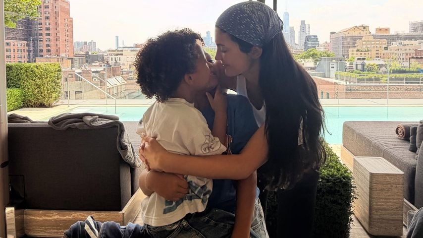 Kylie Jenner mit ihren Kindern.