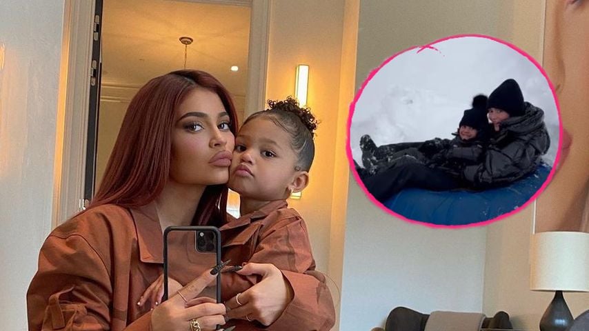 Süßes Duo: Kylie Jenner tobt mit Tochter Stormi im Schnee