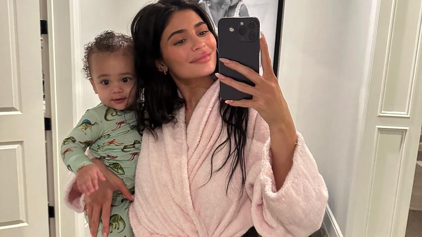 Kylie Jenner mit ihren Kids im Jahr 2023