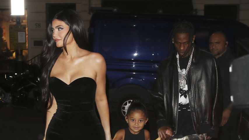 Kylie Jenner, Stormi Webster und Travis Scott
