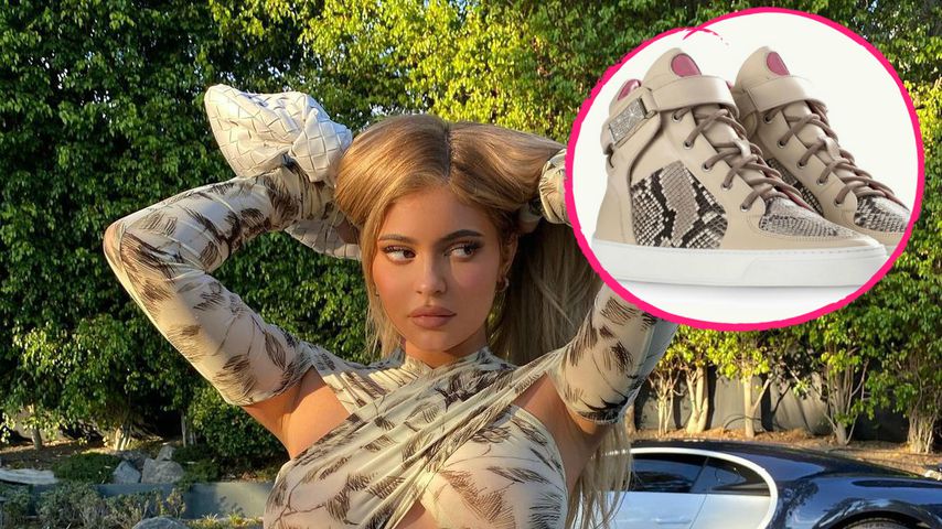 240 Diamanten: Kylie gönnte sich deutschen Designer-Sneaker