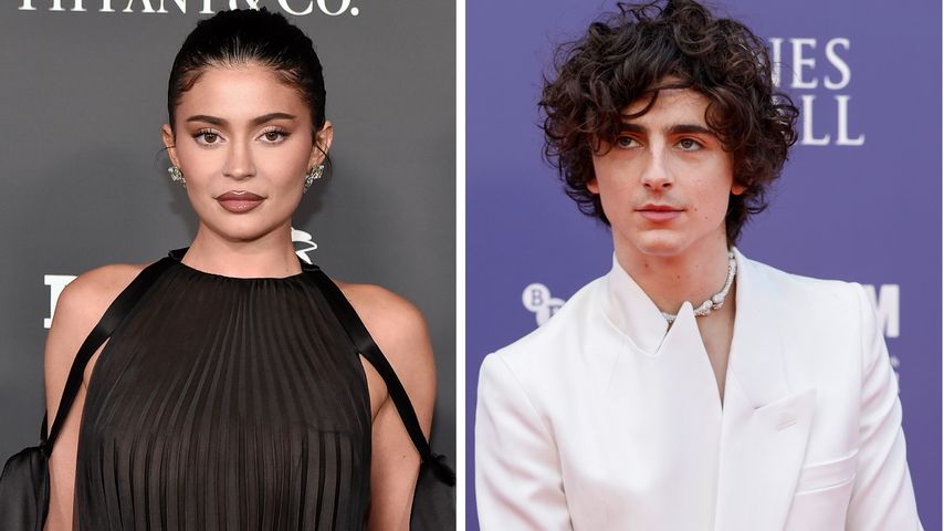 Kylie Jenner schleicht sich aus Timothée Chalamets Haus!