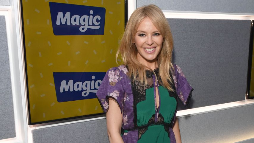 Kylie Minogue im 'Huhn mit Turban'-Outfit