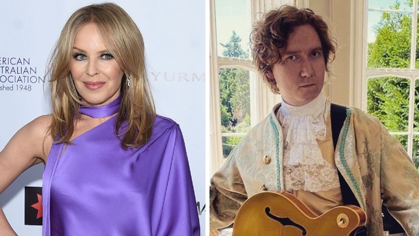 Schwärmerei? Kylie Minogue gibt Hugh Harris ihre Handynummer