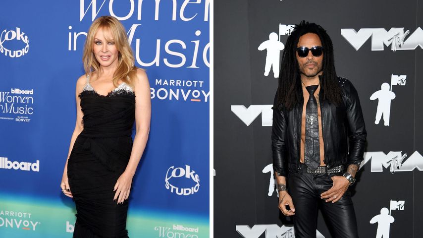 Neue Romanze? Kylie Minogue total vertraut mit Lenny Kravitz