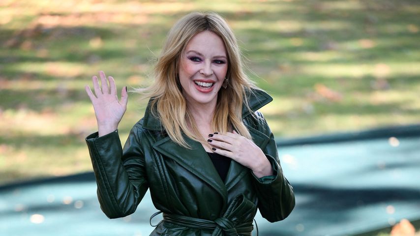 Kylie Minogue im September 2023 bei der Londoner Fashion Week