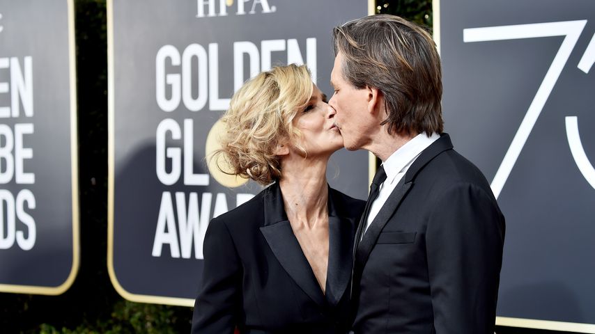 Kyra Sedgwick und Kevin Bacon bei den Golden Globes 2018
