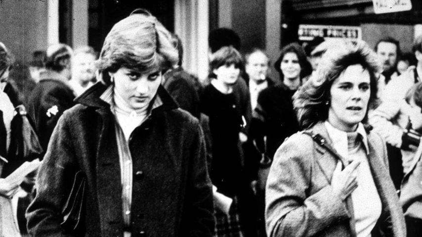 Bei den Ludlow Races 1980: Lady Diana Spencer und Camilla Parker-Bowles