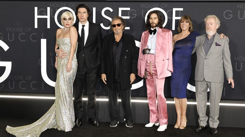 Lady Gaga, Adam Driver, Al Pacino, Jared Leto, Giannina Facio und Ridley Scott