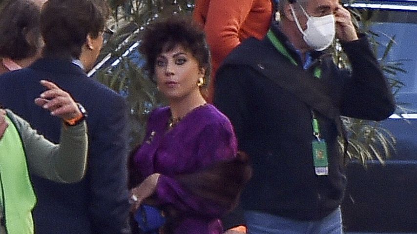 Lady Gaga bei den "House of Gucci"-Dreharbeiten, April 2021