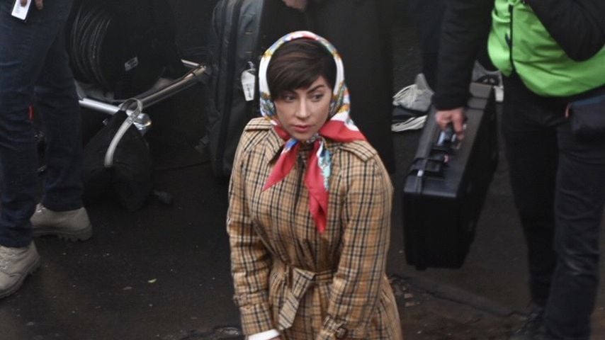 Lady Gaga bei Dreharbeiten in Italien