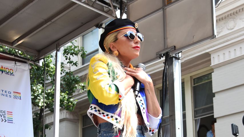 Musikerin Lady Gaga bei der Feier zum 50. Jahrestag der Stonewall-Proteste in New York
