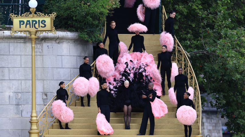 Lady Gaga bei der Eröffnungsfeier der Olympischen Spiele 2024