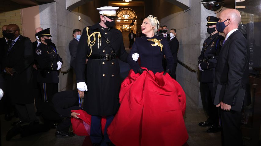 Lady Gaga bei Joe Bidens Amtseinführung in Washington D.C. im Januar 2021
