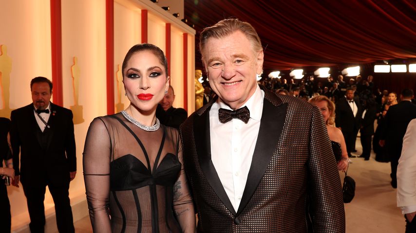 Lady Gaga und Brendan Gleeson bei den Oscars im März 2023
