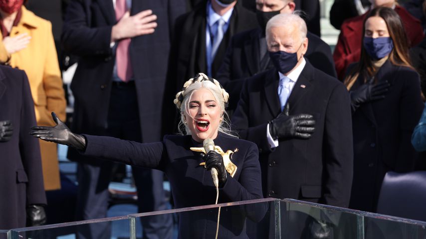 Lady Gaga und Joe Biden