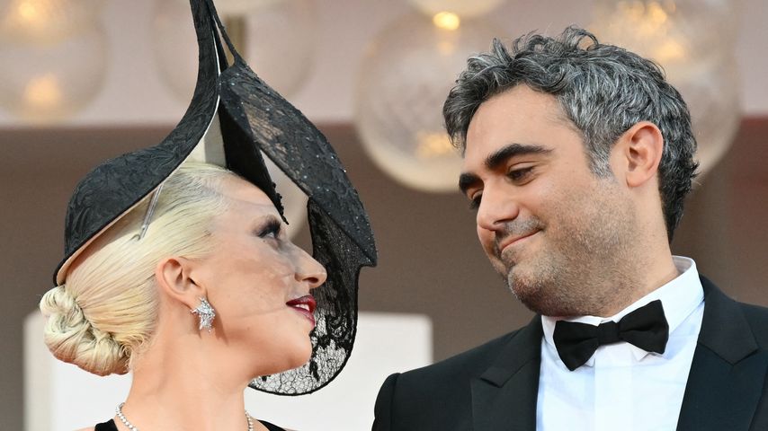 Lady Gaga und Michael Polansky auf dem roten Teppich zum Film "Joker: Folie a deux" in Venedig.