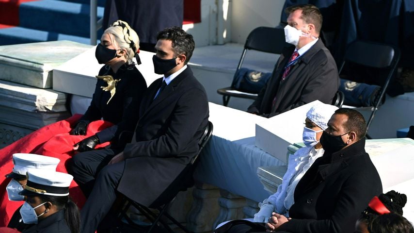 Lady Gaga und Michael Polansky bei Joe Bidens Vereidigung, Januar 2021