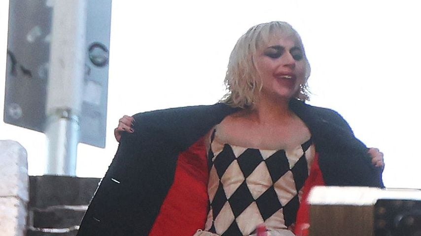 Lady Gaga verkleidet als Harley Quinn, April 2023