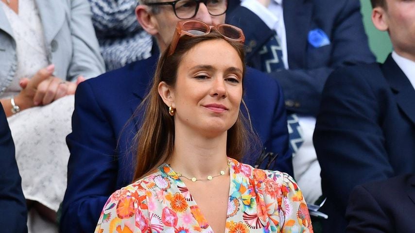 Lady Marina Windsor in der Royal Box beim Wimbledon-Turnier, Juli 2022