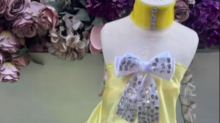 Laila Ferchichis selbst designtes Kleid