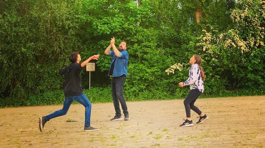 Laith Al-Deen mit seinen Stiefkindern