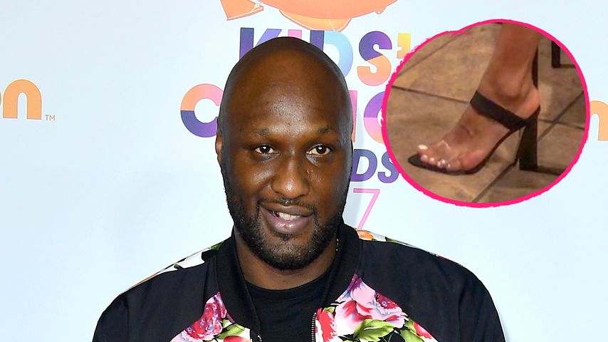 Khloes Ex Lamar Odom lutscht die Zehen seiner neuen Flamme!