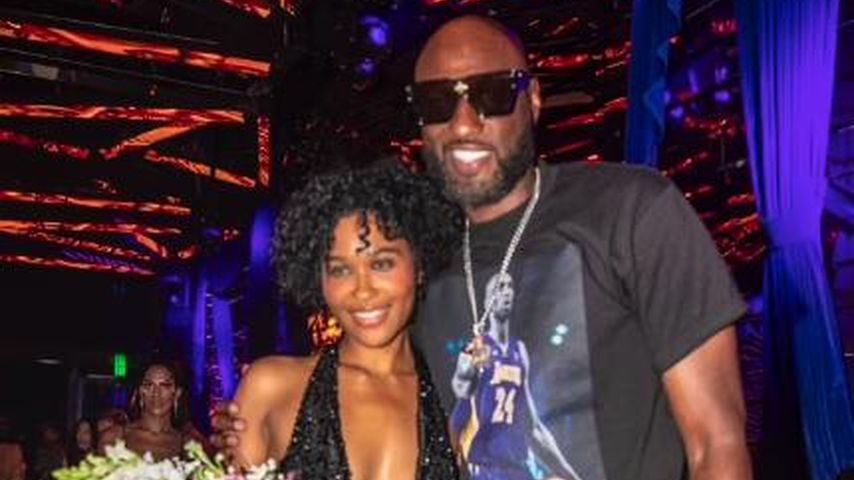 Lamar Odom mit seiner Tochter Destiny, August 2023