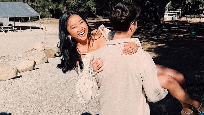 Lana Condor und Anthony De La Torre im Februar 2022