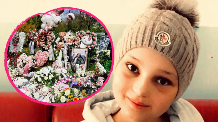 Mit Blumenmeer: Webstar Lana Sander (†12) wurde beerdigt