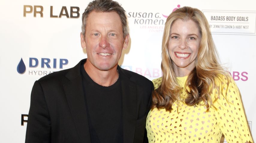 Lance Armstrong mit seiner Frau Anna