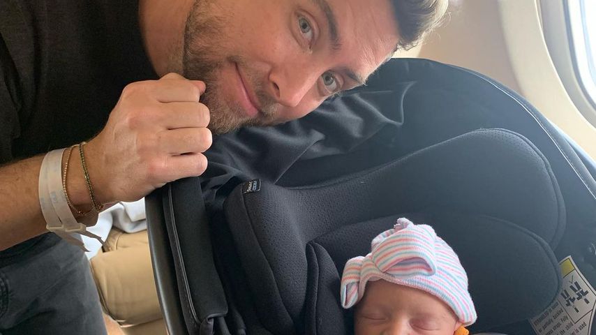 Lance Bass mit seiner Tochter Violet Betty