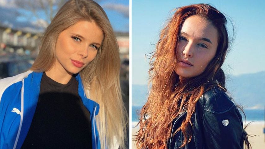 Collage: Larissa und Jacky, Kandidatinnen bei GNTM 2020