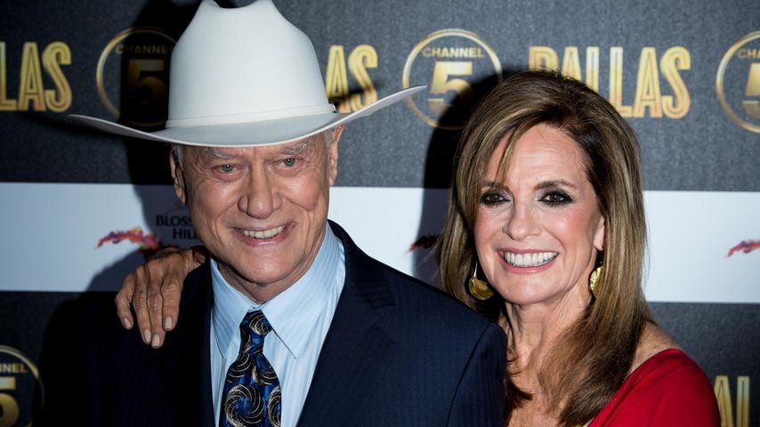 "Dallas"-Stars Larry Hagman and Linda Gray