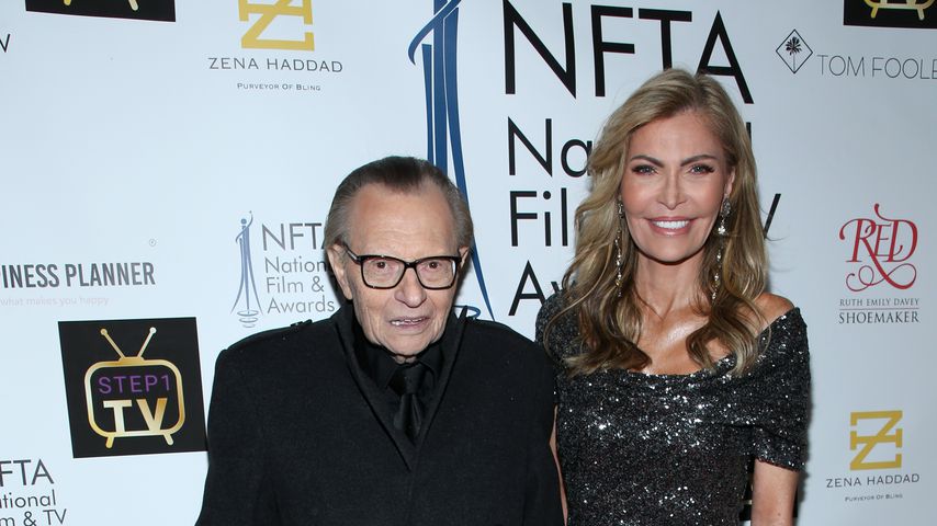 Larry King und seine Frau Shawn 2018