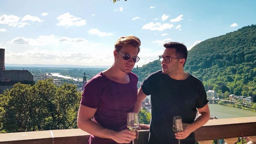 Lars Steinhöfel (rechts) und Freund Dominik