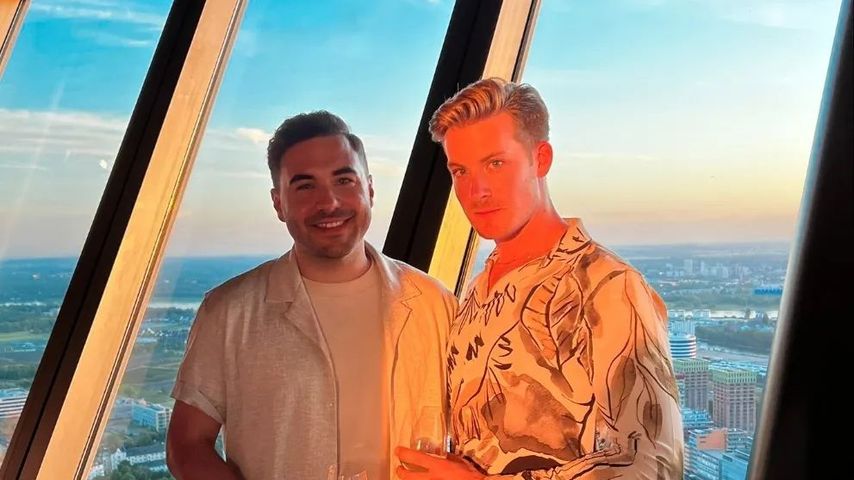 Lars Steinhöfel und Dominik Schmitt im Mai 2022 in Düsseldorf
