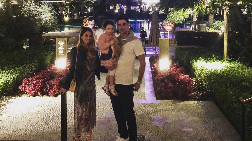 Lars Stindl mit seiner Familie in Dubai