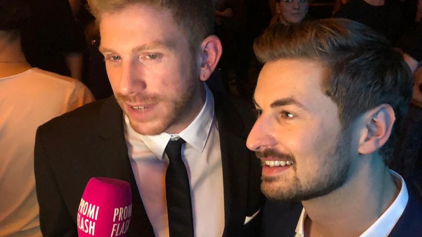 Lars Tönsfeuerborn und Nicolas Puschmann im Promiflash-interview