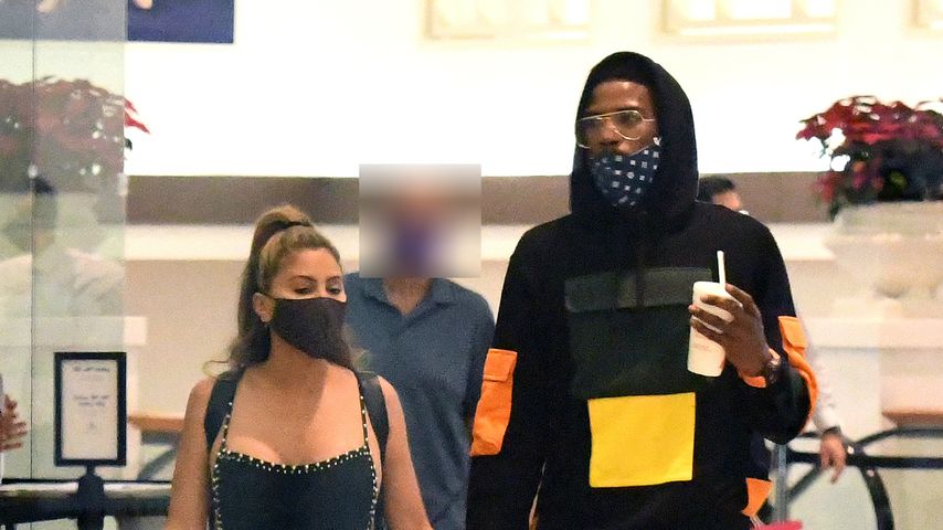 Larsa Pippen und Malik Beasley im November 2020