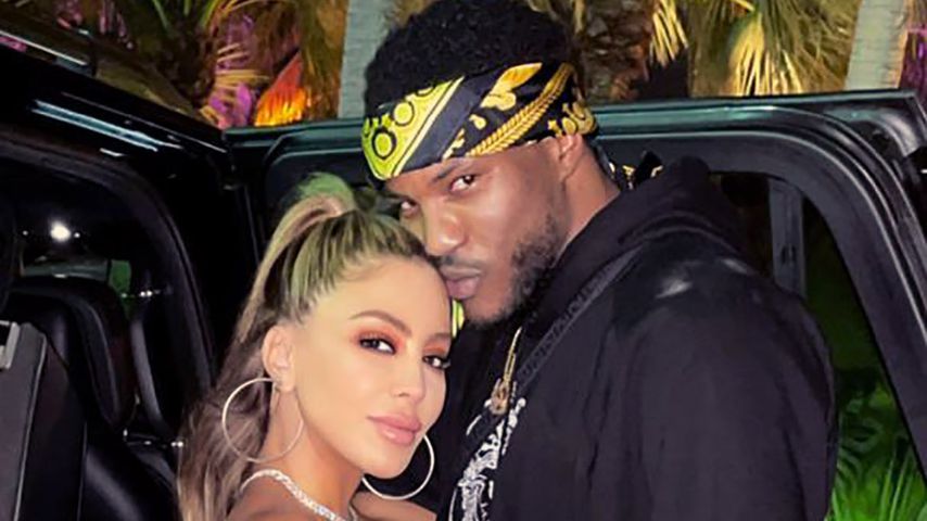Larsa Pippen und Malik Beasley im Dezember 2020