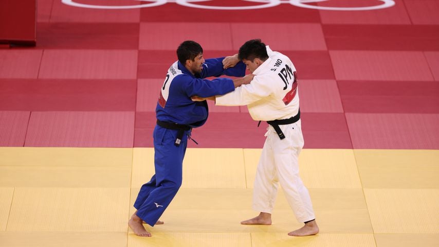 Lasha Shavdatuashvili bei den Olympischen Spielen 2020