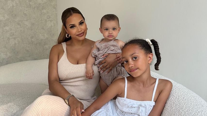 Lateysha Grace mit ihren Töchtern Wynter und Layke