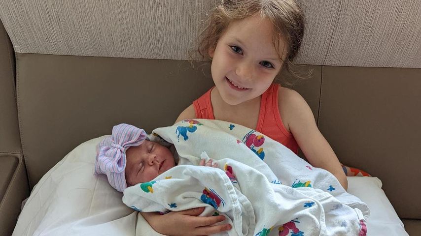 Laura Benantis Töchter Ella Rose und Louisa Georgia