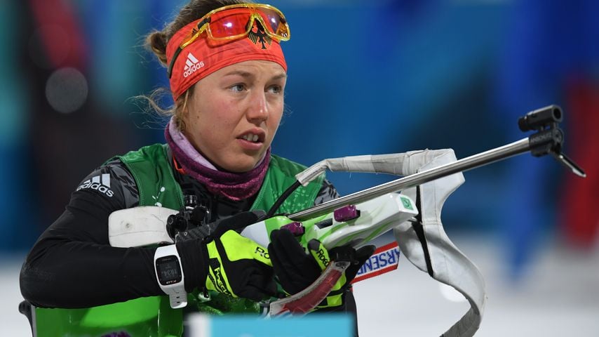Laura Dahlmeier, Goldmedaillengewinnerin bei den Olympischen Winterspielen 2018