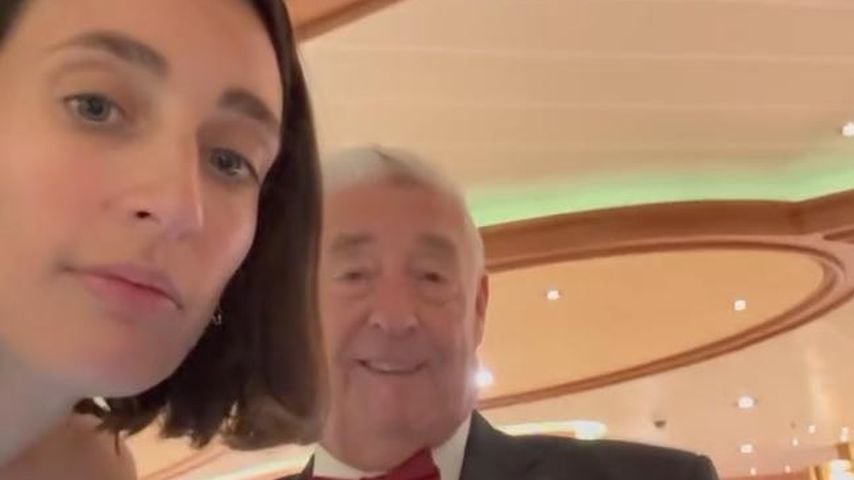 Laura Jackson mit ihrem Vater
