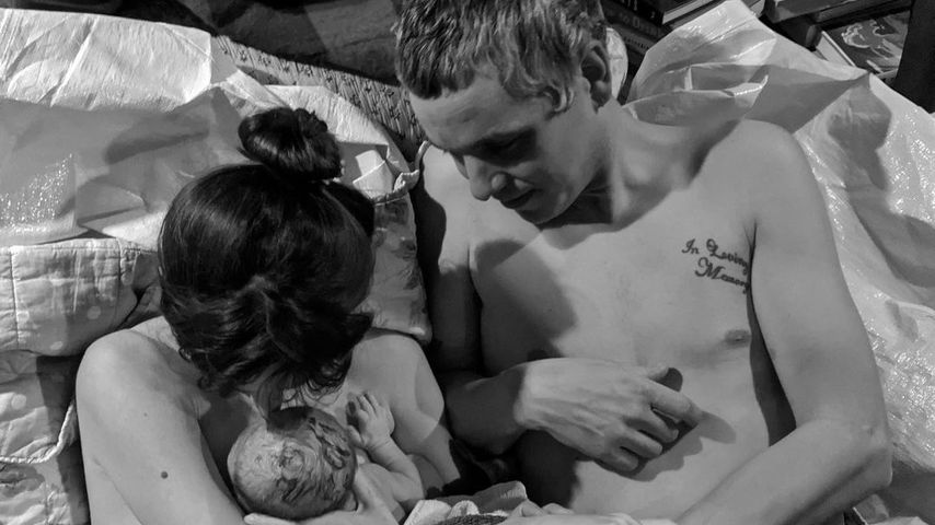 Laura Jackson, Sohn Remy James Gorrigan und Jon Gorrigan