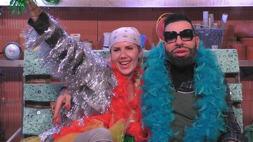 Laura Lettgen und Haral Glööckle bei "Promi Big Brother"
