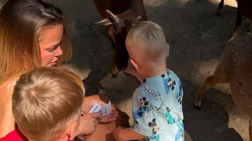 Tierischer Spaß: Pietro Lombardi und Laura genießen Ausflug